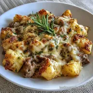 20 Minute Ground Beef Skillet: Cheesy