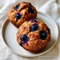 Healthy Air Fryer Blueberry Muffins: Tender
