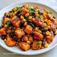 Black Bean Sweet Potato Taco Skillet: 30m