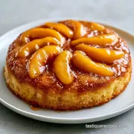 Peach Upside Down Cake with Fresh Peaches