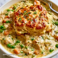 Chicken Pot Pie Casserole in 40 Minutes
