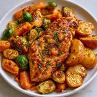 Fall Chicken Sheet Pan Dinner for 4