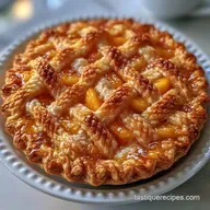 Homemade Peach Pie Crust: Golden Baked