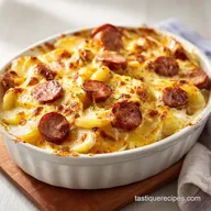 Kielbasa Potato Casserole: Creamy and Golden