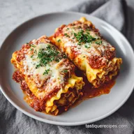 Lasagna Roll Ups Recipe for 6 Servings