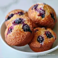 Lemon Blueberry Muffins in 33 Minutes