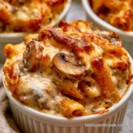 Mini Mushroom Pasta Bakes in 40 Minutes