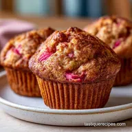 Rhubarb Muffins in 35 Minutes