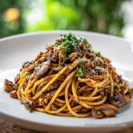 Mushroom Walnut Bolognese: Meaty Plant-Based Sauce