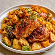 One Pan Fall Chicken for 6 Servings