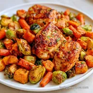 Roasted One Pan Fall Chicken Dinner