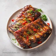 Marinated Ribs: Tender Oven Baked Ribs for 4 Servings