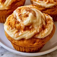Pumpkin Cream Cheese Muffins: Creamy