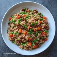 Quick Beef Skillet Dinner with Rice