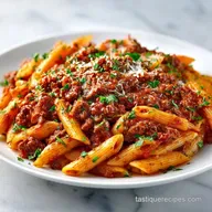 Simple Weeknight Beef Pasta in 35 Min