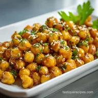 Sticky Sesame Chickpeas Recipe for 4 Servings