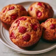 Strawberry Yogurt Muffins in 32 Minutes