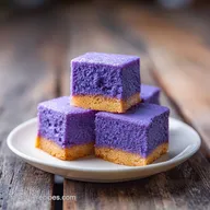 Ube Butter Mochi: Bouncy & Buttery Cake