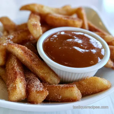 Air Fryer Apple Fries in 15 Minutes Recipe Card