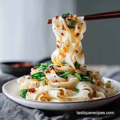 Biang Biang Noodles Recipe with Hand Pulled Technique