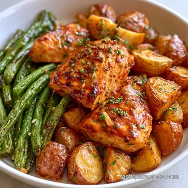 BBQ Sheet Pan Chicken for 4 Servings