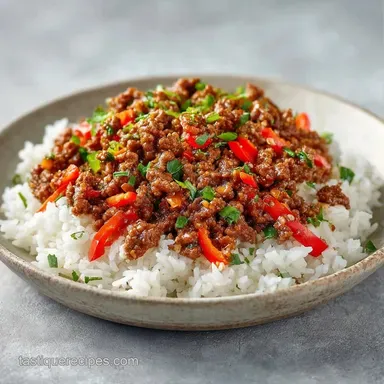 Beef Skillet in 40 Minutes Recipe Card