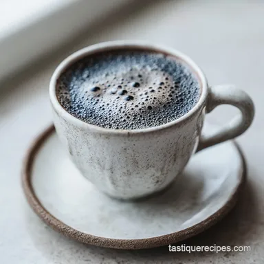 Black Sesame Latte in 5 Minutes: Creamy Drink