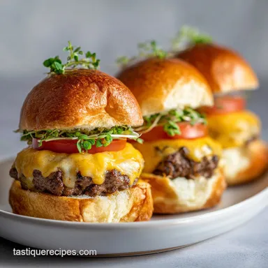 Cheeseburger Sliders with Ground Beef in 30 Min