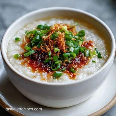 Vegan Congee Recipe for 4 Servings