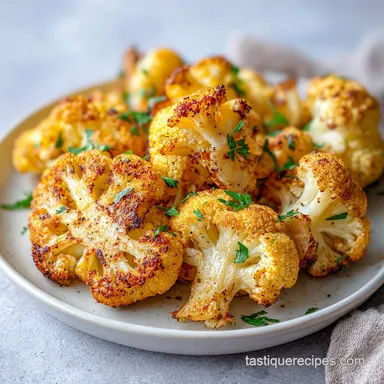 Roasted Cauliflower with Crispy Edges in 35 Minutes