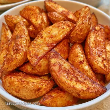 Crispy Potato Wedges in 40 Minutes Recipe Card
