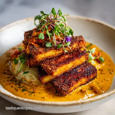 Crispy Tofu Katsu Curry for 4 Servings