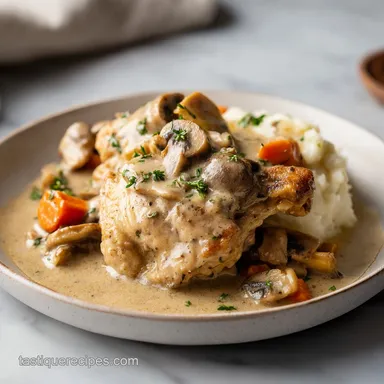 Crockpot Chicken and Gravy in 4 Hours for 6 Servings