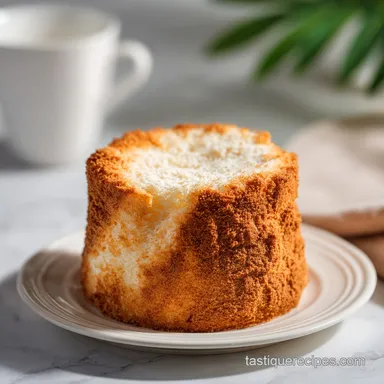 Earl Grey Chiffon Cake for 10 Servings Recipe Card