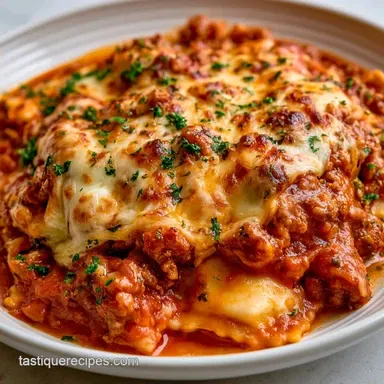 Ravioli Lasagna in 55 Minutes