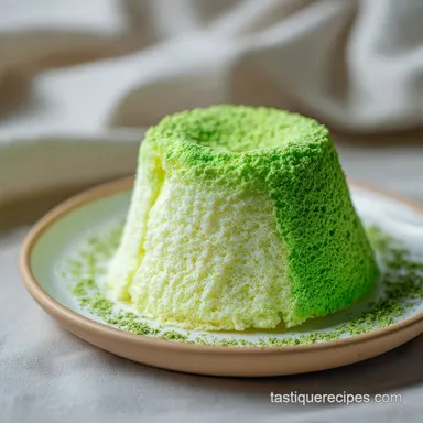 Pandan Chiffon Cake Recipe for 10 Servings