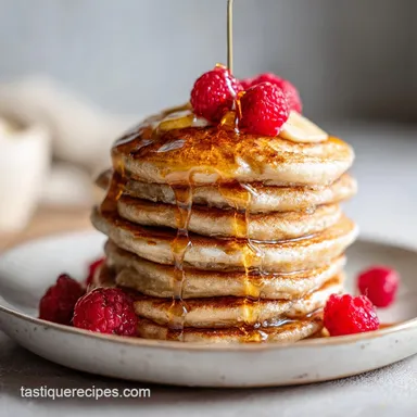 Spelt Flour Pancakes for 4 Servings Recipe Card