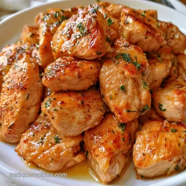 Garlic Butter Chicken in 20 Minutes Recipe Card
