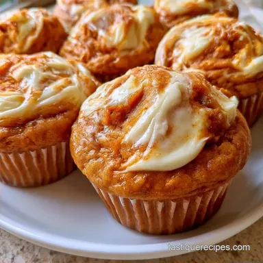Quick Pumpkin Cream Cheese Muffins