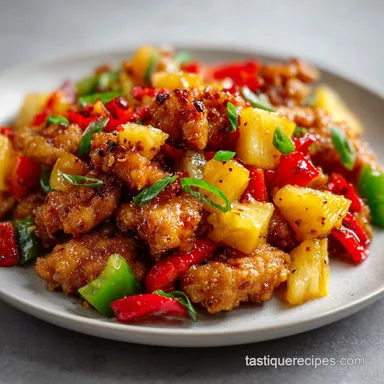 Hawaiian Chicken in 35 Minutes Recipe Card