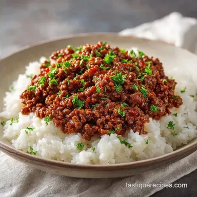 Beef Rice Bowl in 20 Minutes