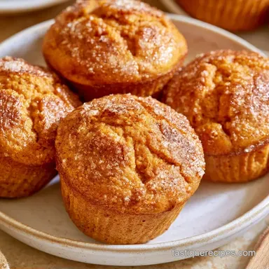 Pumpkin Muffins with Almond Flour Recipe Card