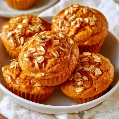 Pumpkin Oatmeal Muffins Healthy: 30 Min