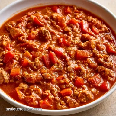 Ground Turkey Pumpkin Chili