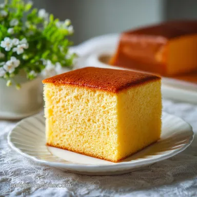 Castella Cake Recipe: Authentic Japanese Sponge Recipe Card