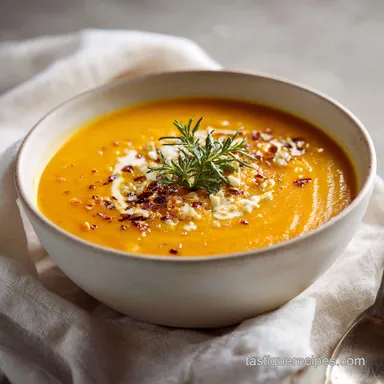 Kabocha Squash Soup Recipe with Ginger: 30 Min