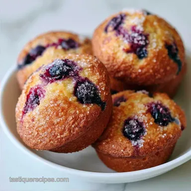 Lemon Blueberry Muffins in 33 Minutes