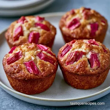 Rhubarb Muffins in 30 Minutes: Tender Recipe Card
