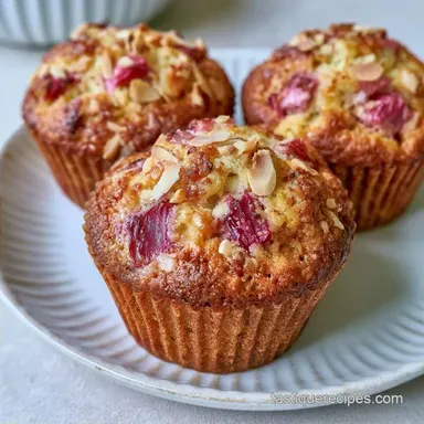 Rhubarb Muffins in 30 Minutes: Tender