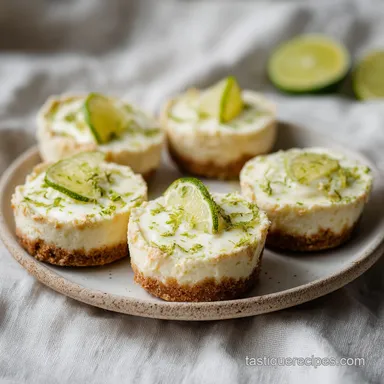Heavenly No Bake Mini Key Lime Pie in 20 Minutes Recipe Card